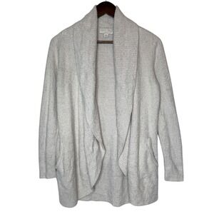 Barefoot Dreams CozyChic Lite Circle Cardigan in Stone size XS 452 / S